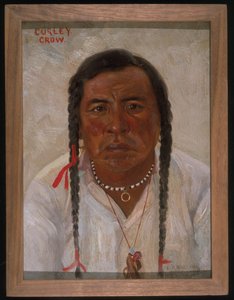 Curley (Ashishishe) 1897 (olja på duk)