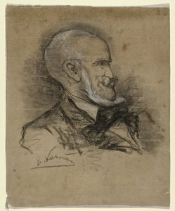 Karikatyrporträtt av målaren Johannes Bosboom (1817-1891)