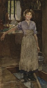 Men Gud har några av oss som han viskar i örat (färg litho) av Eleanor Fortescue Brickdale