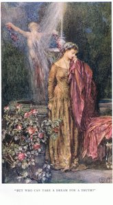 "Men vem kan ta en dröm för en sanning" av Eleanor Fortescue Brickdale