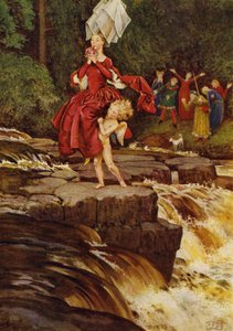 Kärlek kommer att ta reda på vägen (färg litho) av Eleanor Fortescue Brickdale