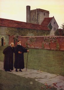 Lossad till världen genom vård av offentlig berömmelse eller privat andetag (färg litho) av Eleanor Fortescue Brickdale