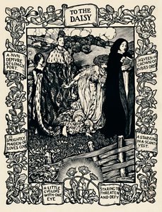 Illustration till Wordsworths Poem To The Daisy, nr 2, 1923 av Eleanor Fortescue Brickdale