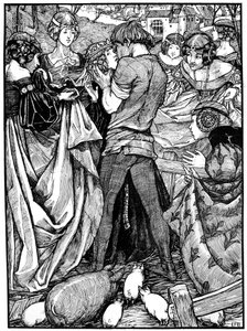 Prinsessan och svinhjorden, 1898.