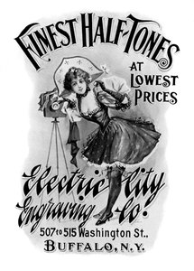 Finaste halvtoner till lägsta priser, 1901. av Electric City Engraving Co