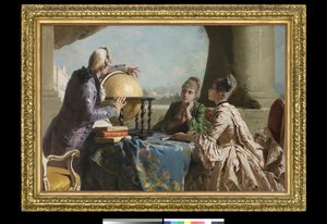 Geografilektionen, 1880