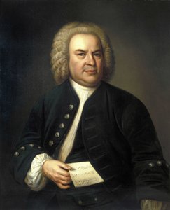 porträtt av Jean Sebastien Bach (Johann Sebastian Bach av Elias Gottleib (after) Haussmann
