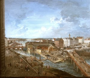 Utsikt över Stockholm av Elias Martin