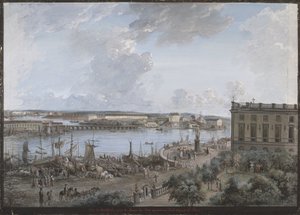 Utsikt över Stockholm av Elias Martin