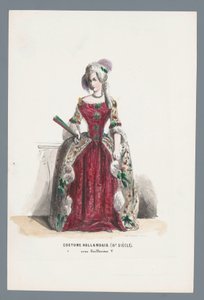 holländsk kostym. (1700-talet). under William V