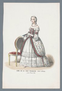 Fru av det franska hovet. XVIII Century (under Ludvig XV) (titel på objekt)