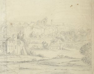 Italienskt landskap av Elias van Nijmegen (possibly)