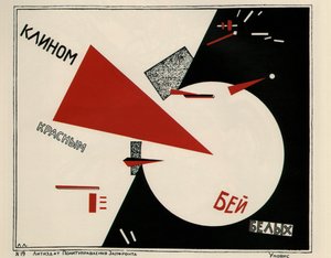 Slå de vita med den röda kilen affisch, 1920
