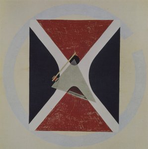Proun 43, 1924 av Eliezer Markowich Lissitzky