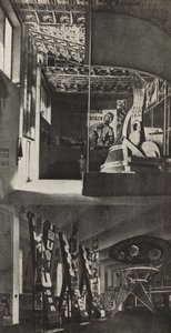 Sovjetisk paviljong på den internationella pressutställningen, Köln, 1933. av Eliezer Markowich Lissitzky