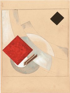 Study for the Story of Two Quadrats, ca. 1920 av Eliezer Markowich Lissitzky