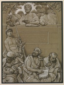 (Illustration till Omar Khayyáms Rubáiyát) Frontespis av Elihu Vedder