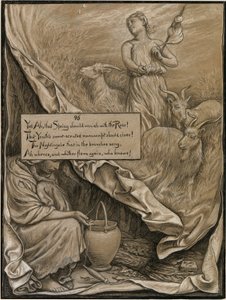 (Illustration till Rubáiyát av Omar Khayyám) Ungdom och ålder
