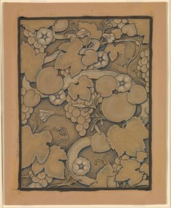 (Illustration till Rubáiyát av Omar Khayyám) Linjeringspapper av Elihu Vedder