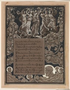 (Illustration för Rubáiyát av Omar Khayyám) Omars horoskop av Elihu Vedder
