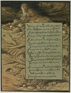 (Illustration till Rubáiyát av Omar Khayyám) Det oundvikliga ödet av Elihu Vedder