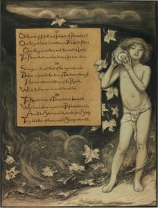 (Illustration till Rubáiyát av Omar Khayyám) Nutiden lyssnar till det förflutnas röster av Elihu Vedder