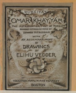 (Illustration till Rubáiyát av Omar Khayyám) Titelsida av Elihu Vedder