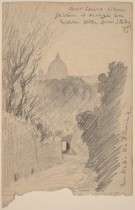 Arco Oscuro - Ovanför Via Flaminia av Elihu Vedder