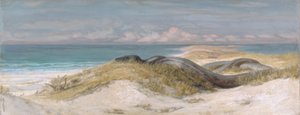 Sjöormens grotta av Elihu Vedder