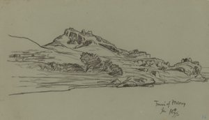 Nilens resa, Tmui av Ptolemaios, 1890. av Elihu Vedder