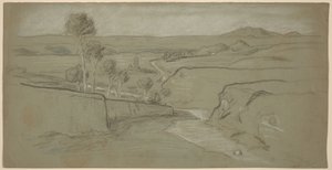 Romerskt landskap av Elihu Vedder