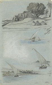 Studieblad av Elihu Vedder