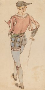 Studie efter Old Master, c. 1858. av Elihu Vedder