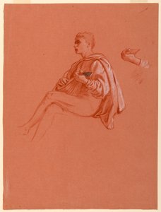 Studera för "A Florentine Picnic" av Elihu Vedder