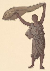 Studie för grekiska flickor som badar, ca. 1872. av Elihu Vedder