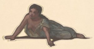 Studie för grekiska flickor som badar, ca. 1872. av Elihu Vedder