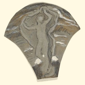 Studera för Luna av Elihu Vedder