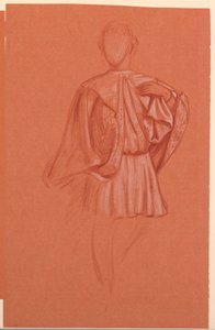 Studie för "Bröllopsprocessen" av Elihu Vedder