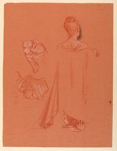 Studie för "Bröllopsprocessen" av Elihu Vedder