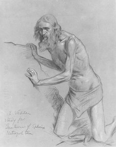 Studie till Sfinxens fråga av Elihu Vedder
