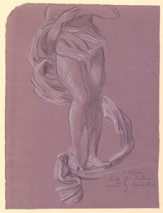 Studie av "Fortune" av Elihu Vedder