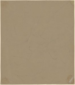 Studie av en kvinnlig naken, 1892. av Elihu Vedder