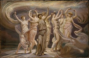 Plejaderna av Elihu Vedder