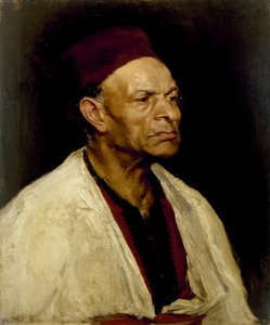 Porträtt av en man som bär en Fez, 1908 [LDUCS-5085]