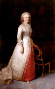 Martha Dandridge Custis Washington (Fru George Washington) av Eliphalet Frazer Andrews