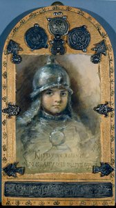 Prinsen (illustration av dikten ""Sirenen""" av Alexander Pushkin) - Verk av Elizaveta Merkuryevna Bem (Elisabeth Bohm)