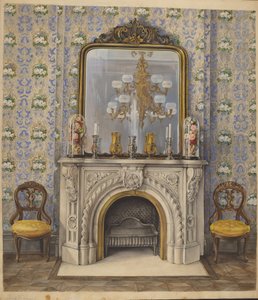 Del av en salong, ca. 1938. av Elisabeth Fulda