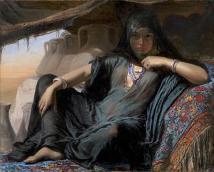 En egyptisk pottsäljare på Gizeh