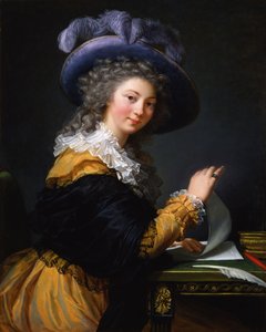 Porträtt av grevinnan av Ceres av Elisabeth Louise Vigee Lebrun