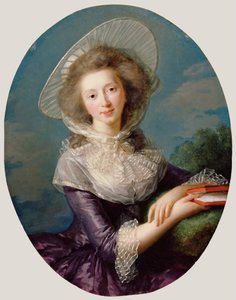 Porträtt av Vicomtesse de Vaudreuil av Élisabeth Louise Vigée Le Brun